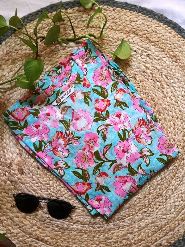 Aqua Phool Dress